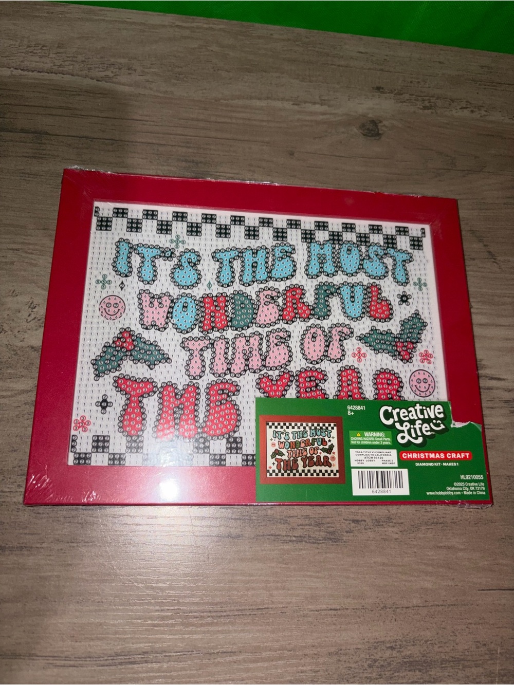 🆕💜 Creative Life Christmas Diamond Painting Kit Most Wonderful Time New